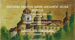 Desktop Screenshot of kdvelikanedelja.si